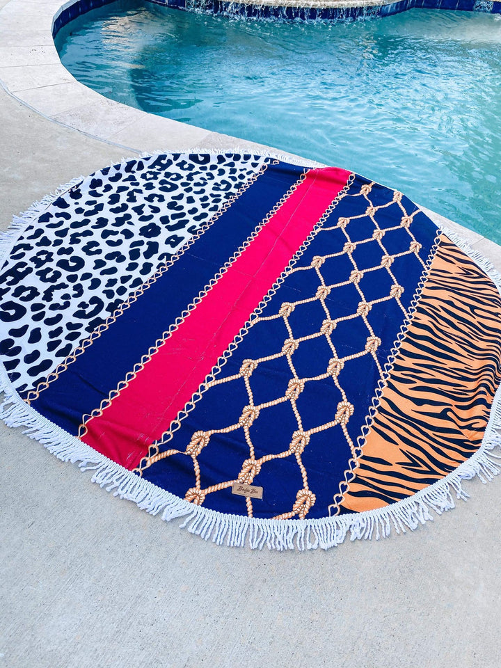 Boujie Bee Royal Kitty Beach Towels