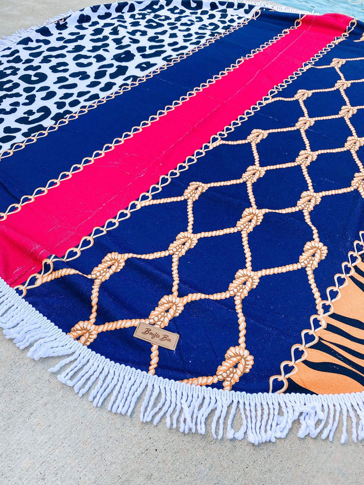 Boujie Bee Royal Kitty Beach Towels