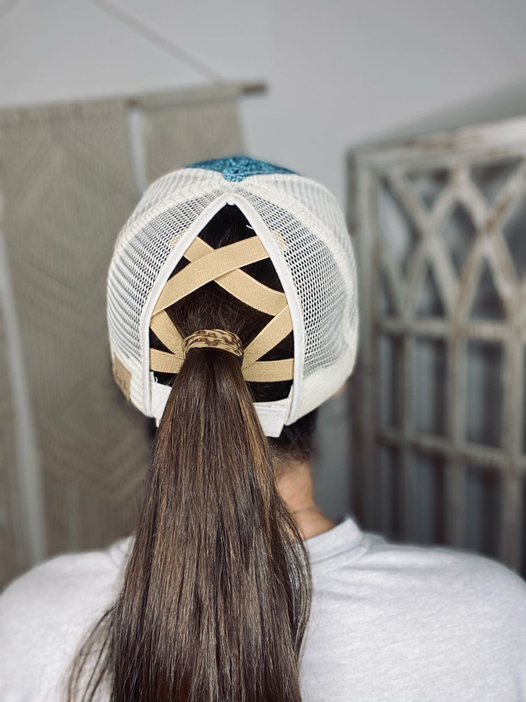 CrissCross Ponytail Baseball Caps