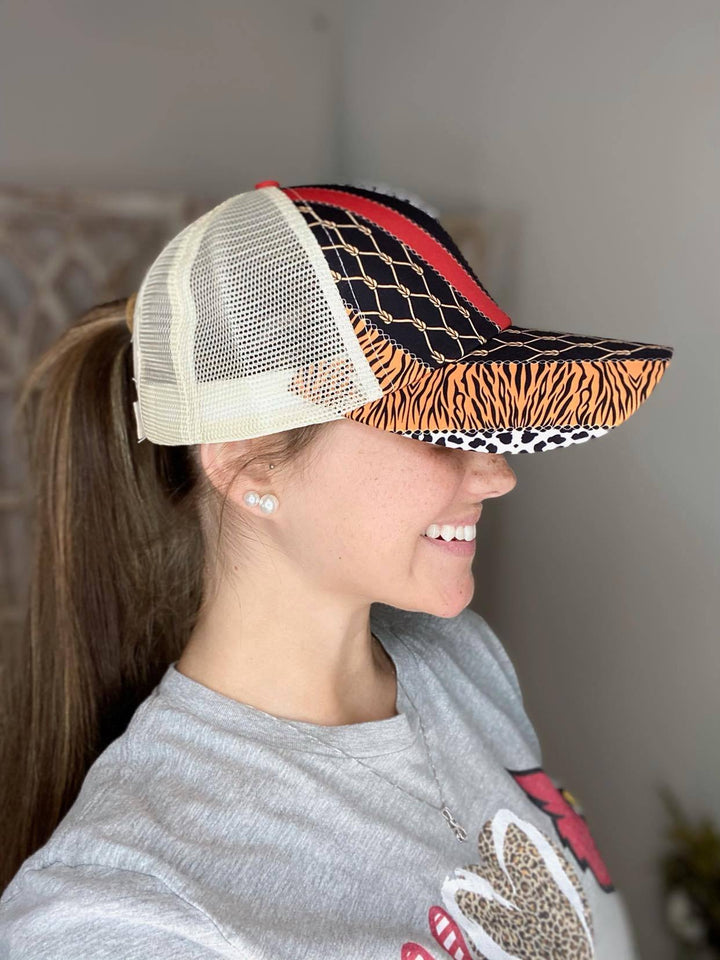 CrissCross Ponytail Baseball Caps