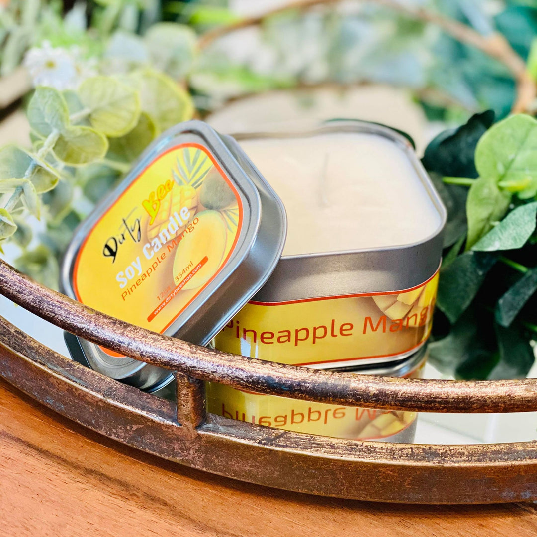 Dirty Bee Pineapple12 oz Soy Candle