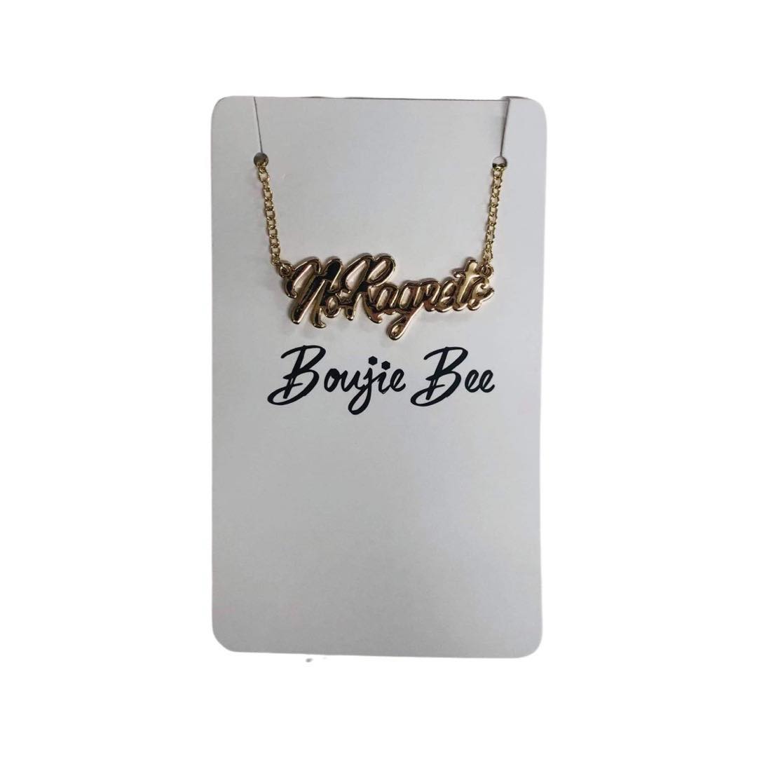 Boujie Bee "No Regrets" Necklace
