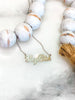 Boujie Bee "Busy Bitch" Necklace