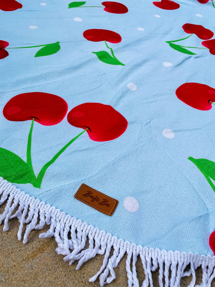 Boujie Bee Cherry Beach Towels