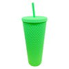 Boujie Bee Matte Neon Green Tumbler -24oz