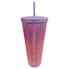 Boujie Bee Metallic Pink Tumbler -24oz