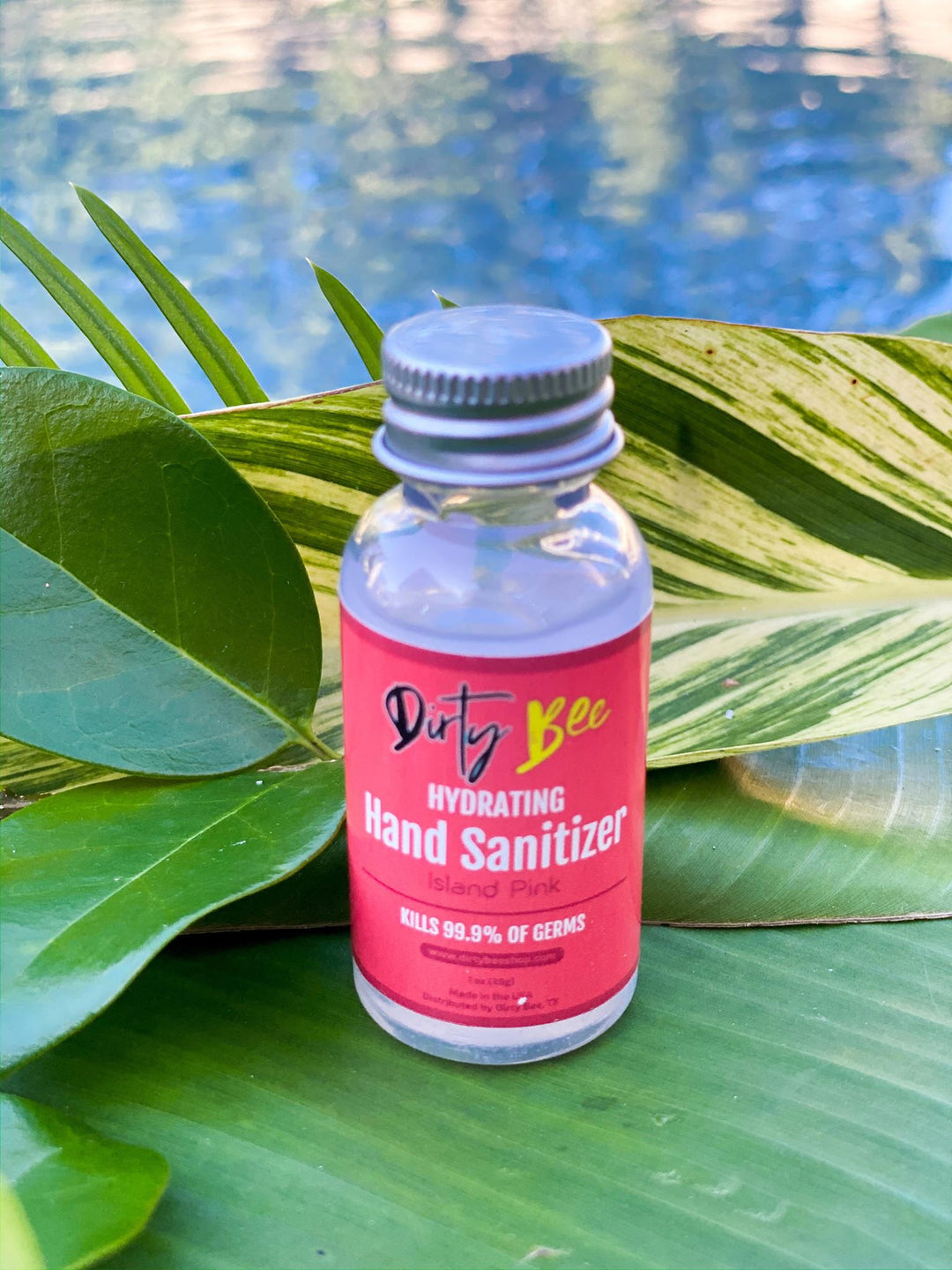Island Pink Hand Sanitizer Gel | 1oz Pour Out