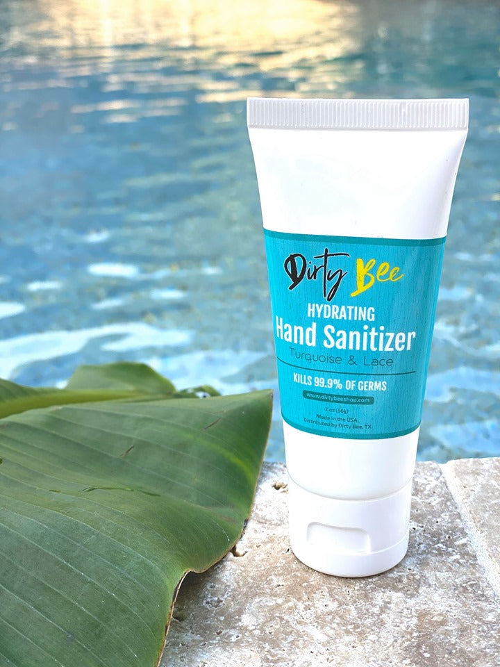 Turquoise &amp; Lace Hand Sanitizer Gel | 2oz