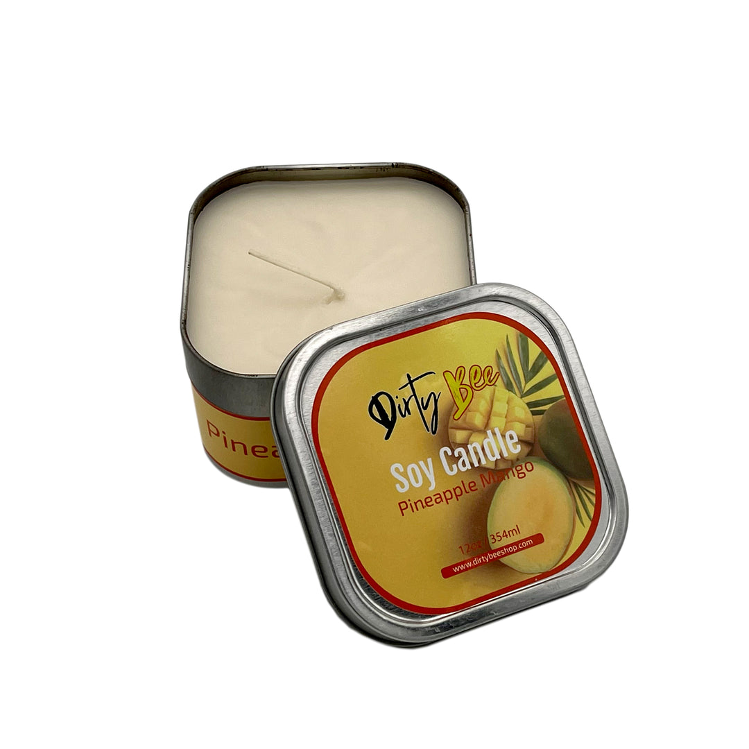 Dirty Bee Pineapple12 oz Soy Candle