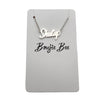 Boujie Bee "Shutup" Necklace