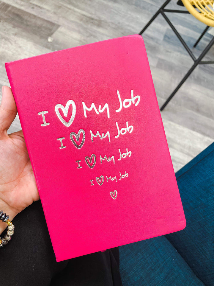 Boujie Bee "I Love My Job" Notebook