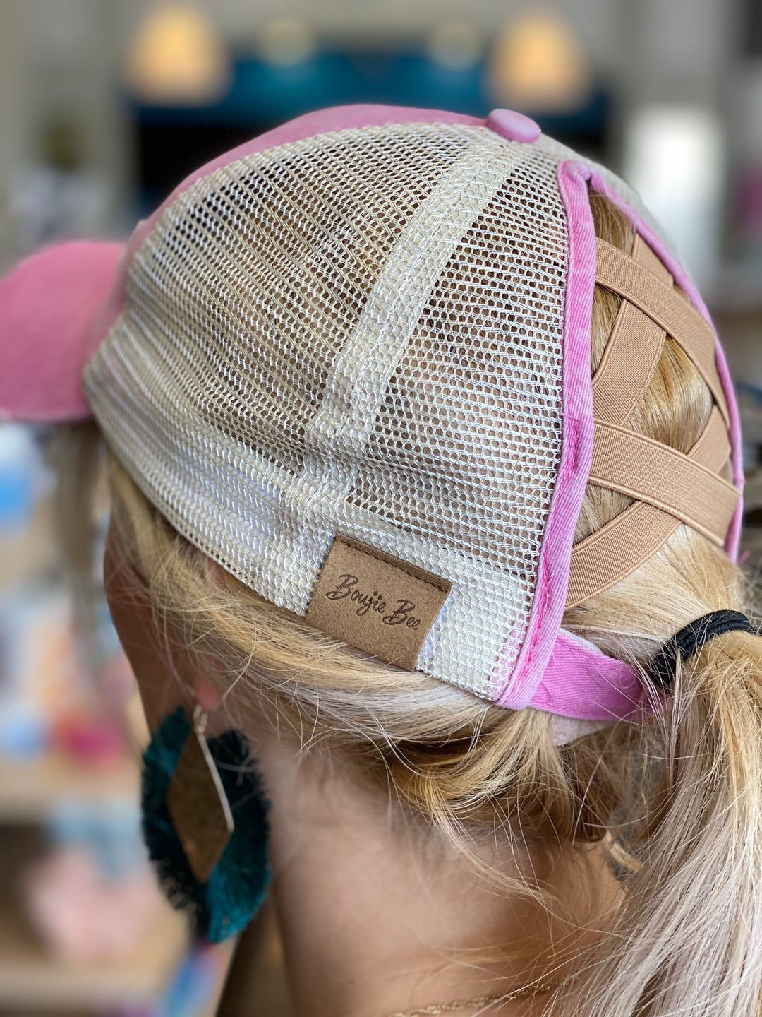CrissCross Ponytail Baseball Caps